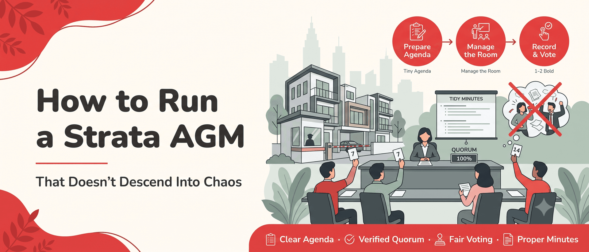 How to Run a Strata AGM That Doesn't Descend Into Chaos