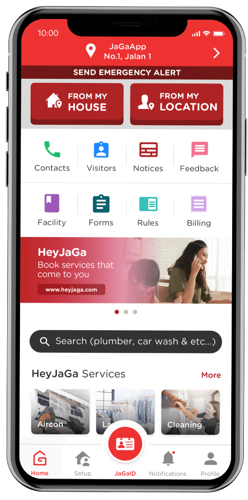 JaGaApp 2.0 screen